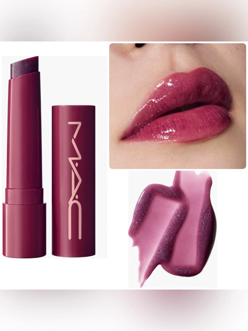 MAC Cosmetics Squirt Plumping Lip Gloss Stick Nocturnal Pearl NIB Lmt. Ed.